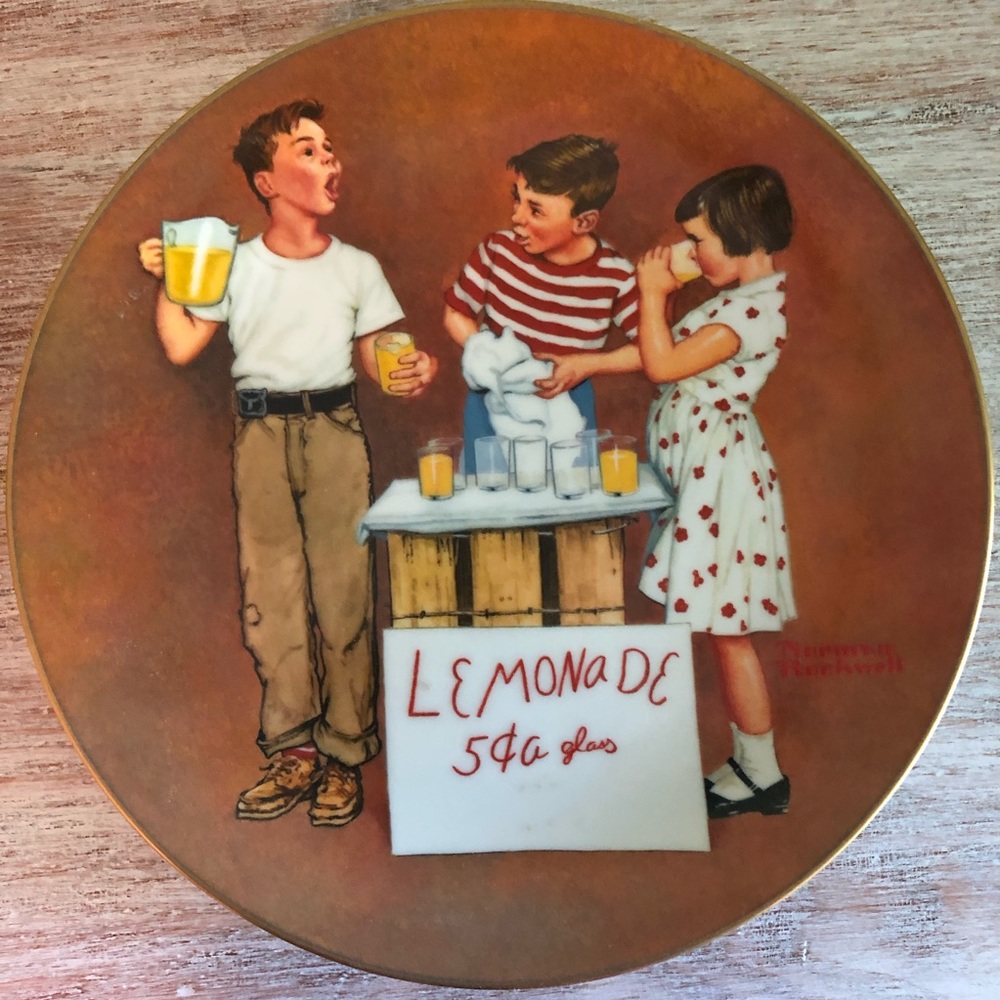 Norman Rockwell plate